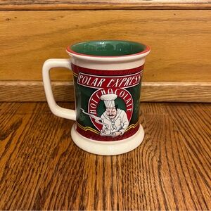 Polar Express Warner Bros 12 oz Hot Chocolate Embossed 3D Mug